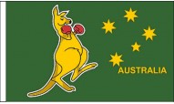 Boxing Kangaroo Table Flags